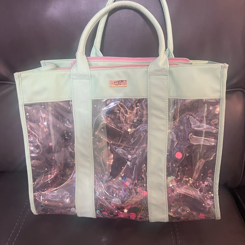 Packed party Mint Green Clear Tote Bag